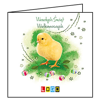 Wzór WN2-052 - Kartki dla firm z LOGO, Karnety świąteczne dla firm - podgląd miniaturka