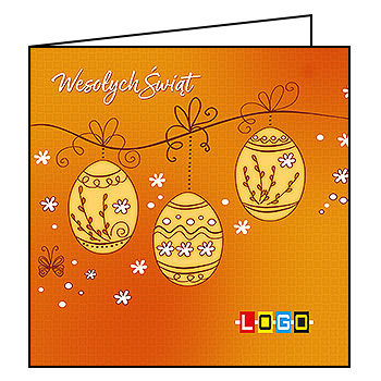 Wzór WN2-066 - Kartki dla firm z LOGO, Karnety świąteczne dla firm - podgląd miniaturka